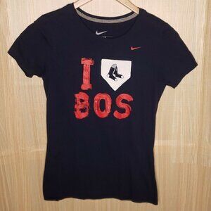 Nike Boston Red Sox MLB Women's Navy Shirt Medium
